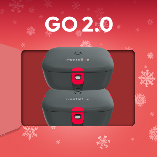 GO 2.0 Fiambrera inteligente auto-calentable: Oferta especial de Adviento 2x1