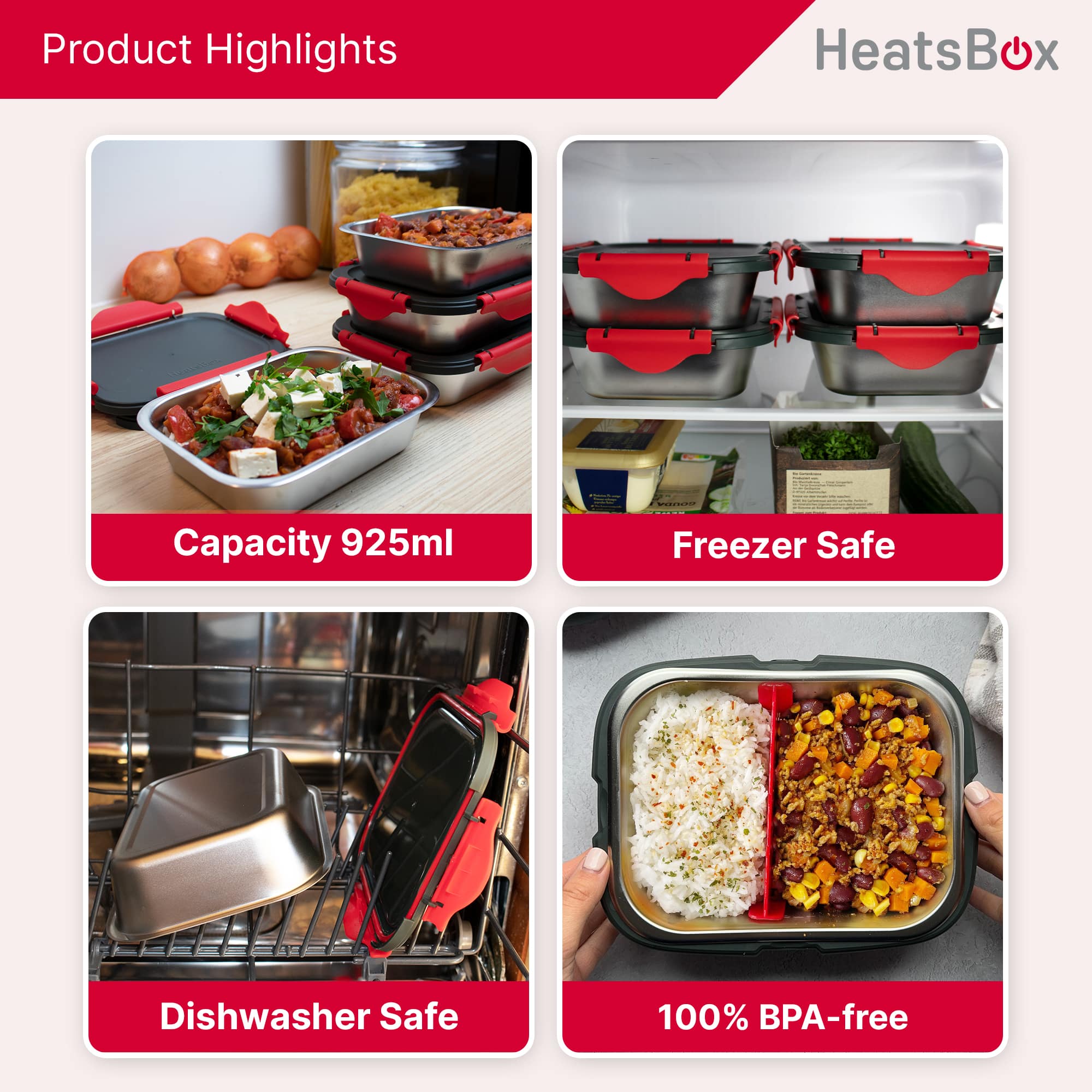 Inner Dish Set (4x) – HeatsBox