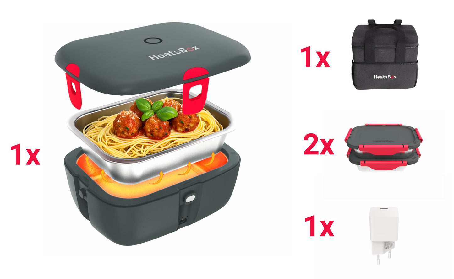 HeatsBox GO - Meal Prep Bundle