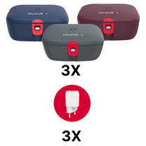 3x HeatsBox GO 2.0 + Free Fast Charger
