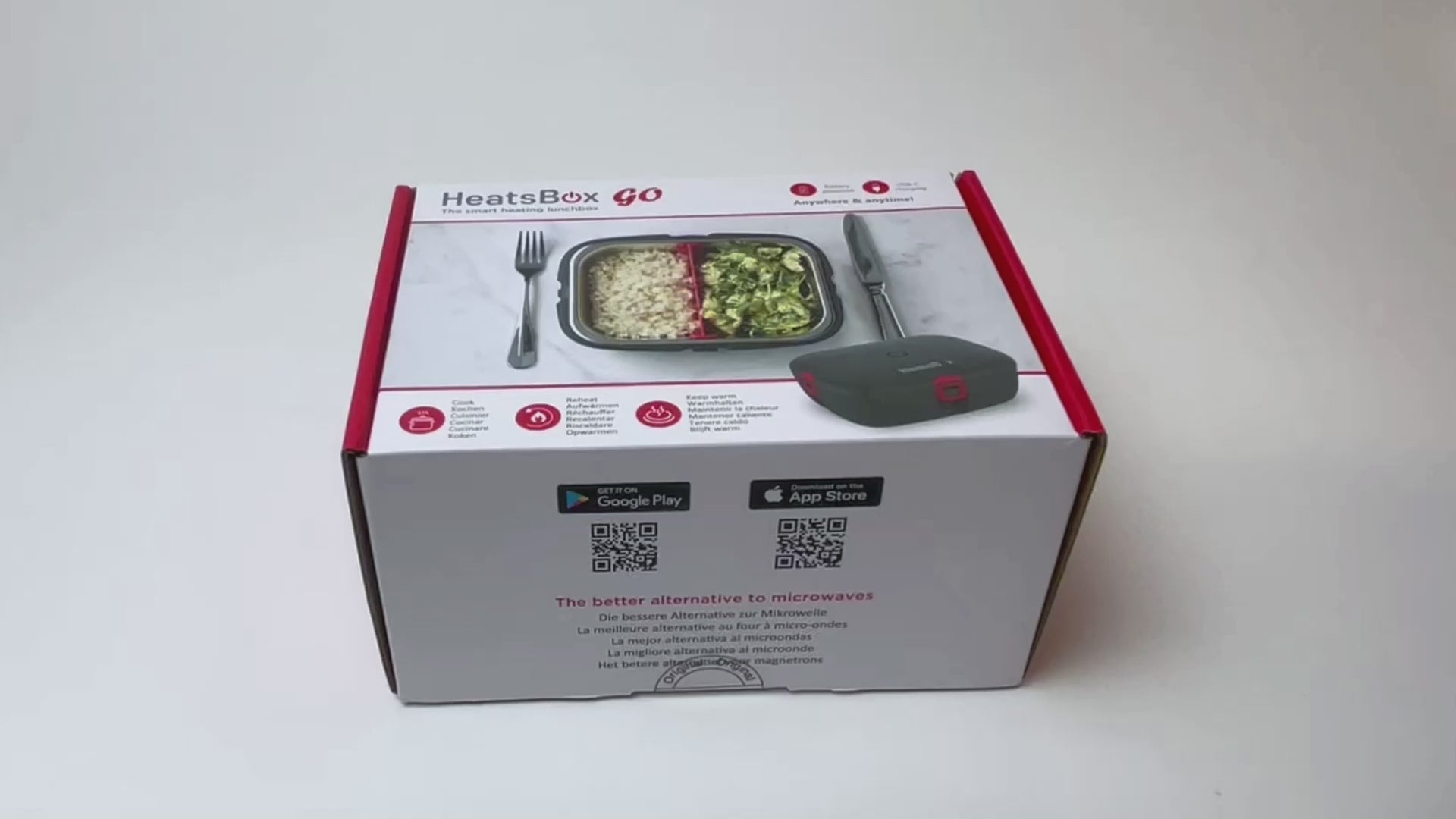 HeatsBox GO - The world's smartest heating lunchbox